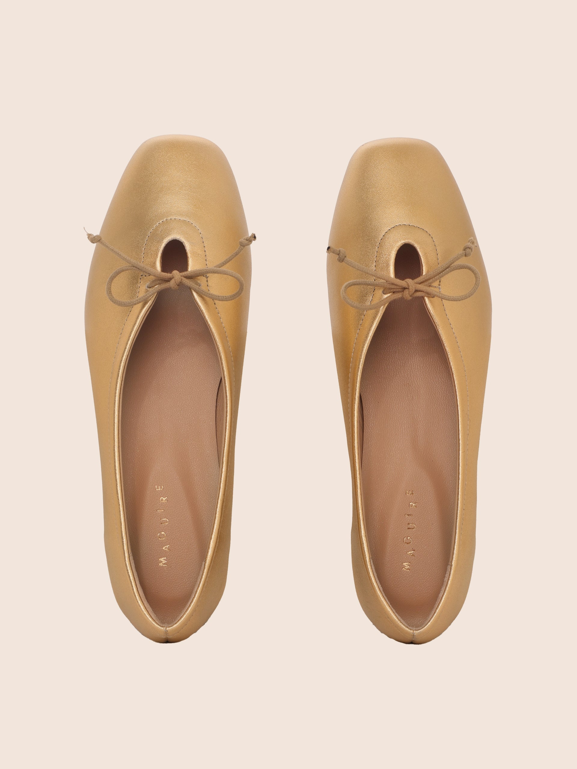 Prato Ballerine Gold