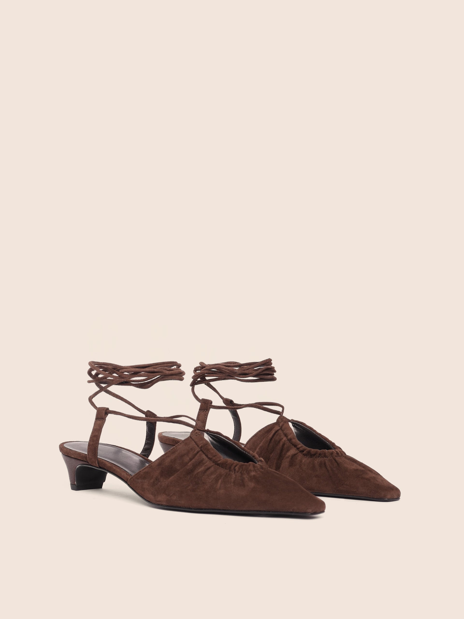 Rafael Pump Brown Suede