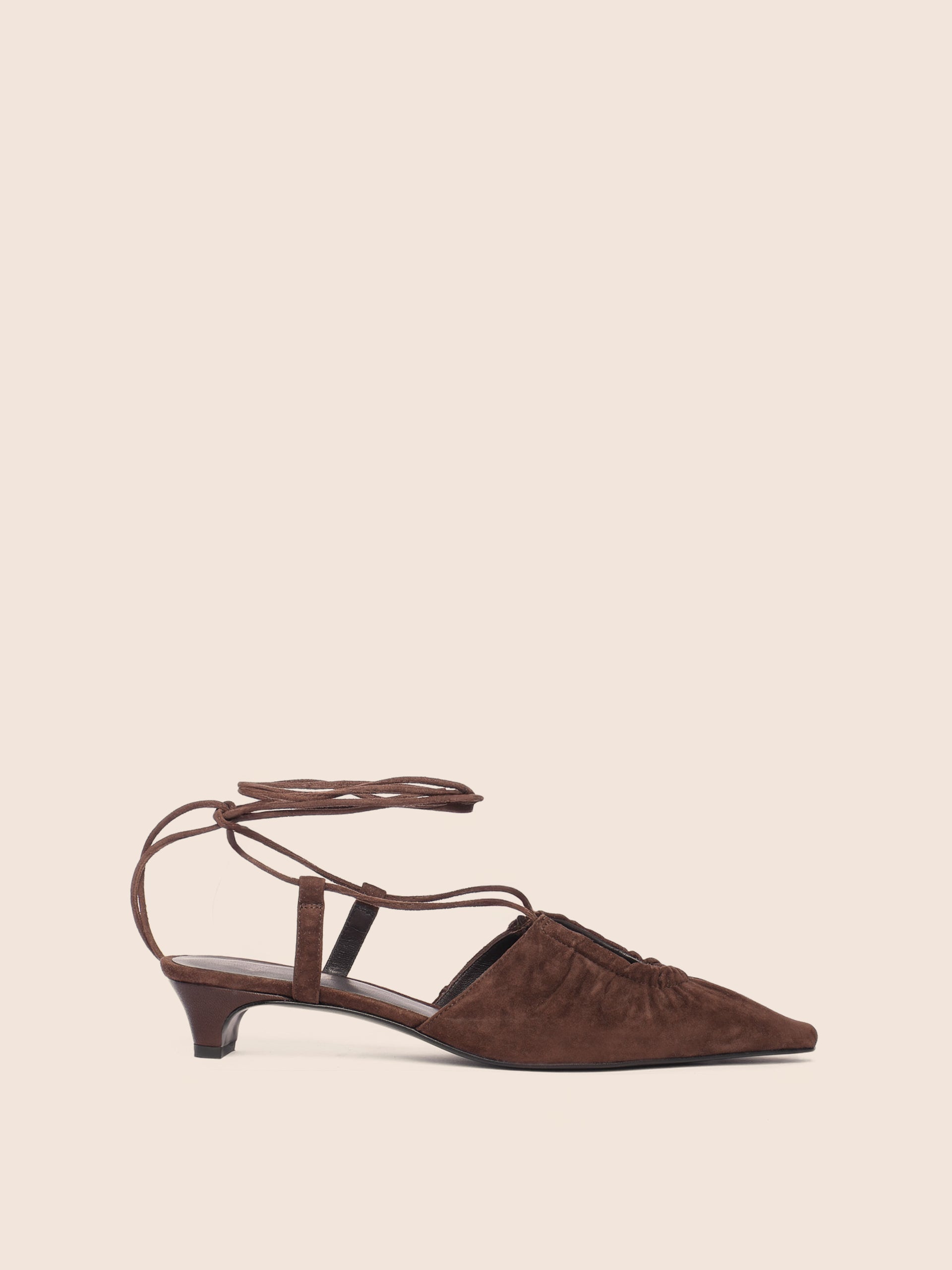 Rafael Pump Brown Suede