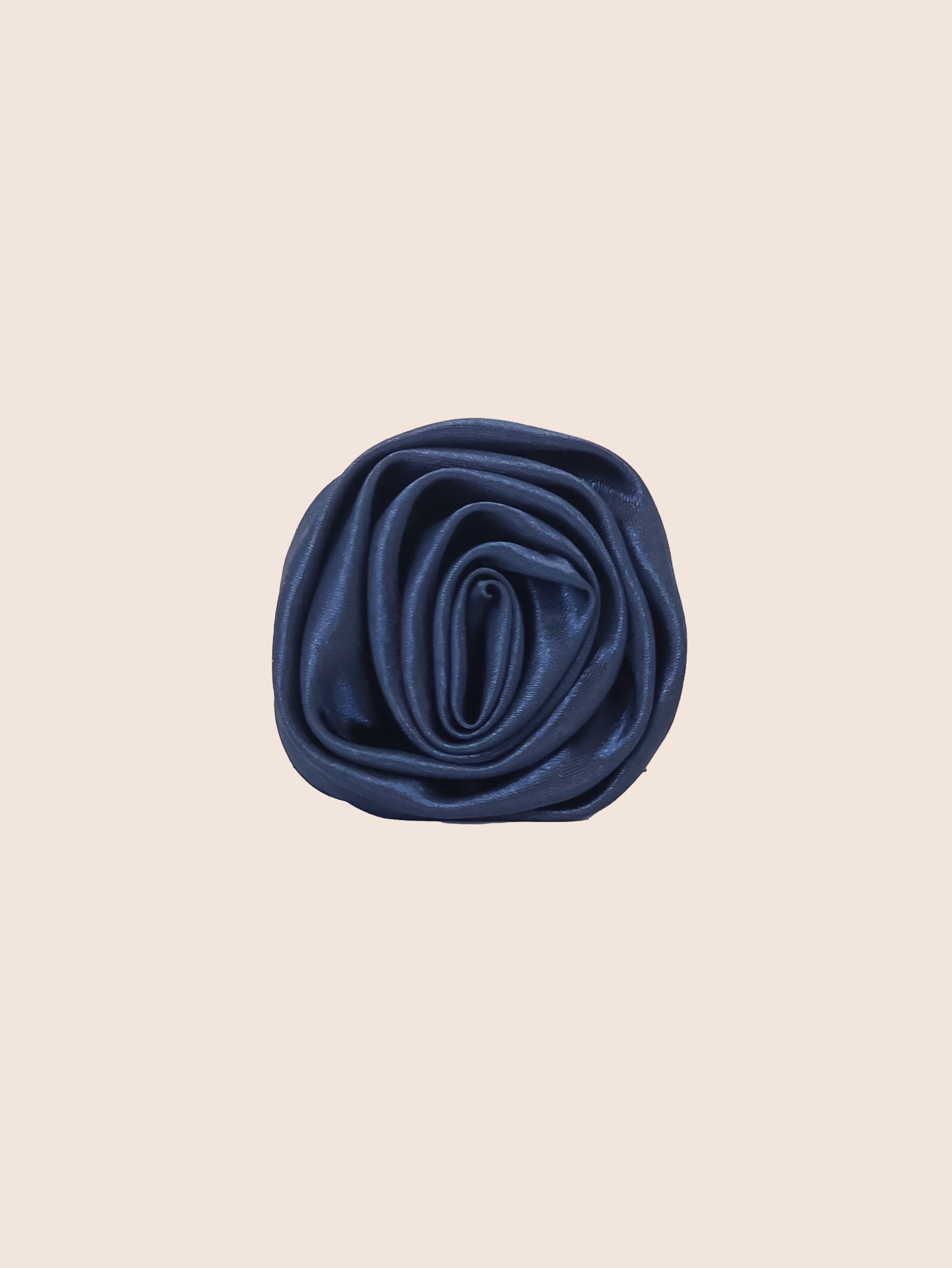 Roses Satin Navy