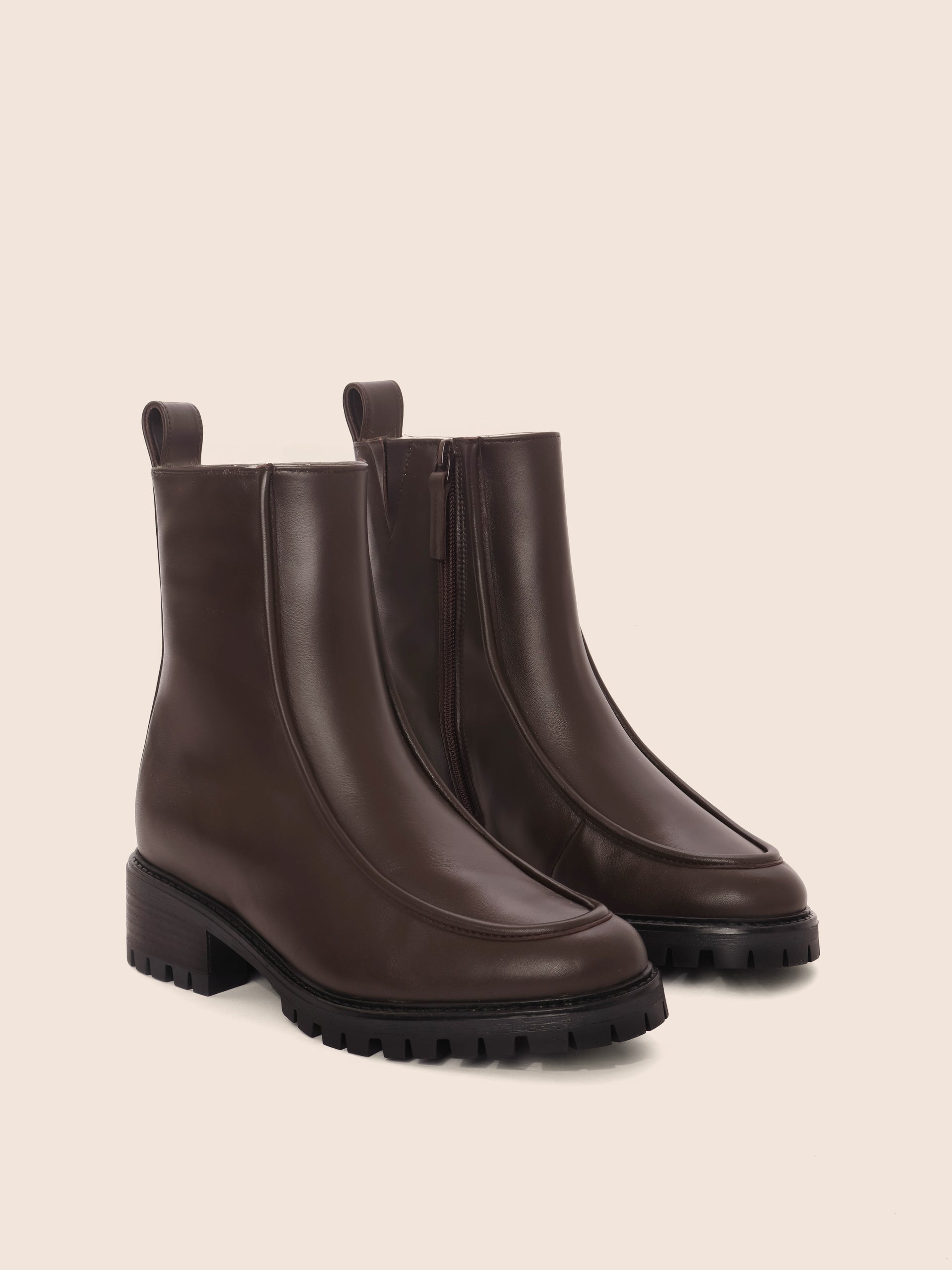 Vigo Dark Brown Lined Boot