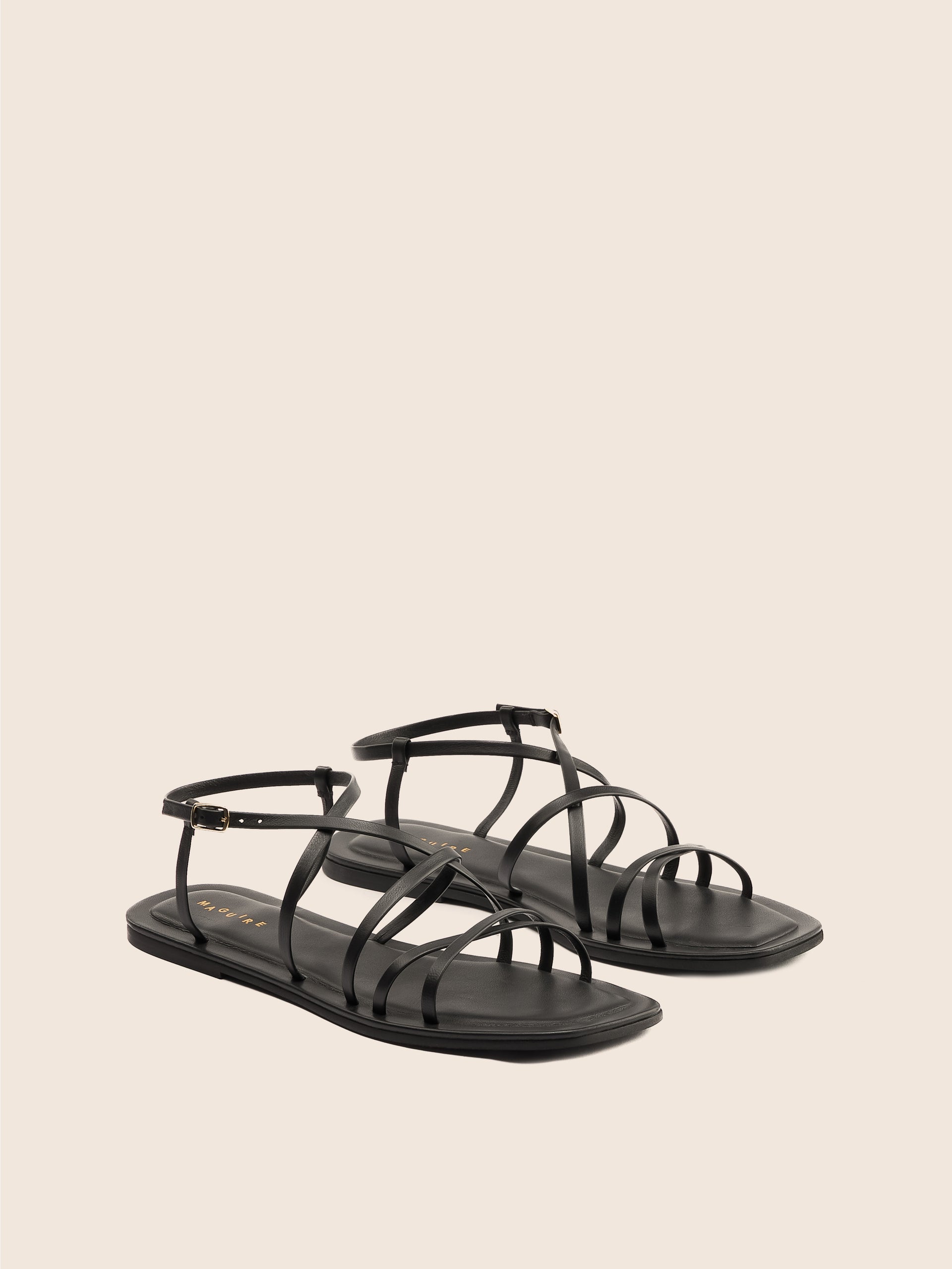 Minori Black Sandal